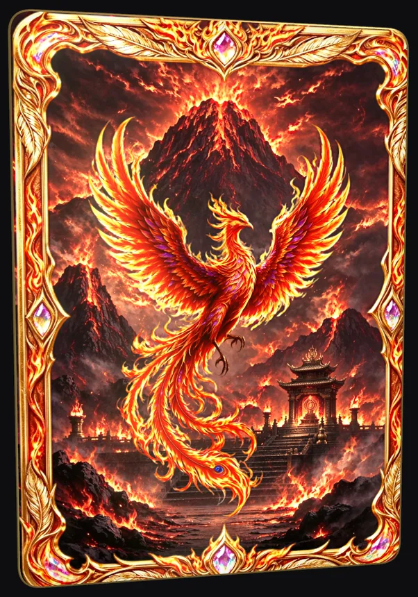 Vermilion Bird card